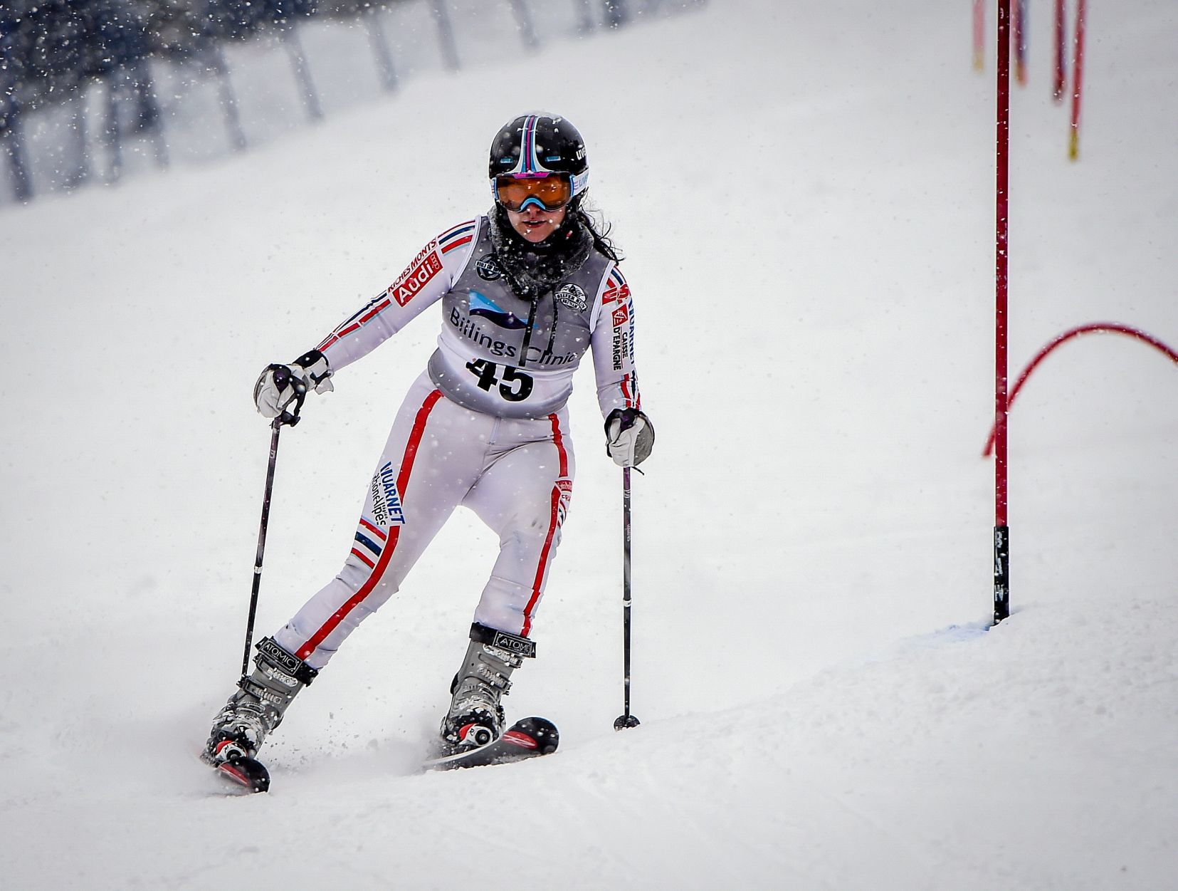 Rocky Ladies ski in the Stano Cup Series